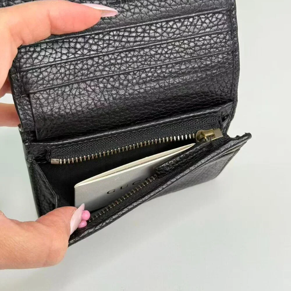 Gucci Black Bees Wallet